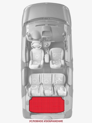 ЭВА коврики «Queen Lux» багажник для Honda Civic Wagon 4G